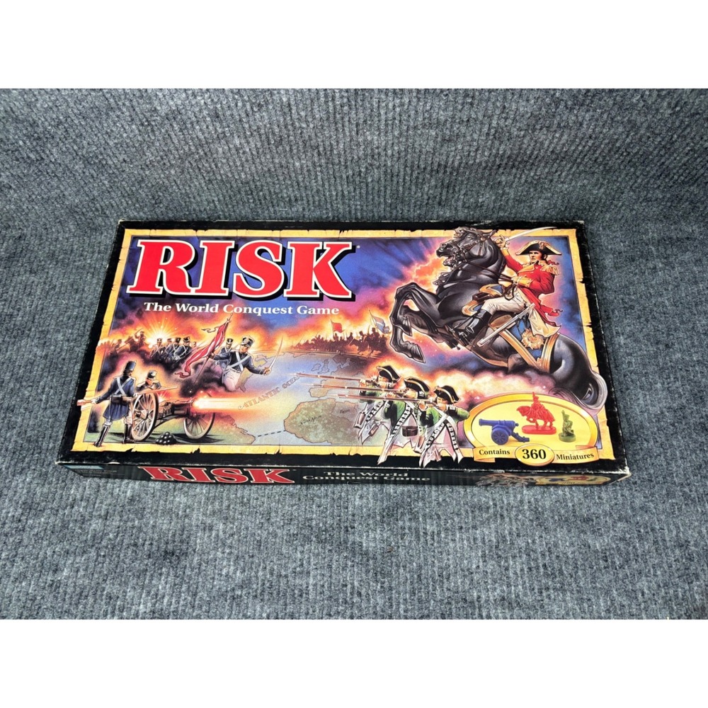 Vintage 1993 Risk Board Game Parker Brothers World Conquest 100% Complete